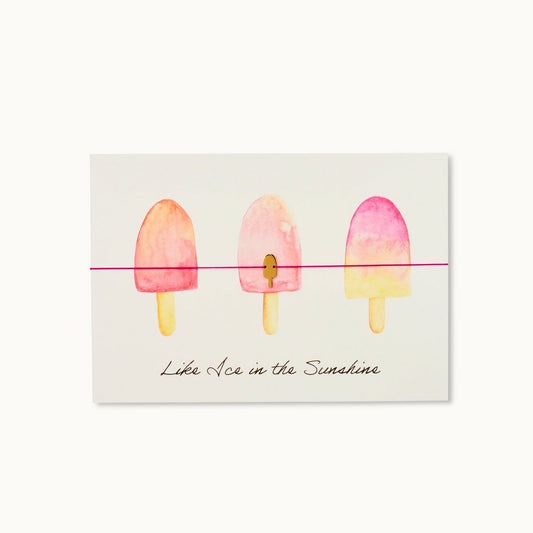 Bracelet card: Like Ice in the Sunshine