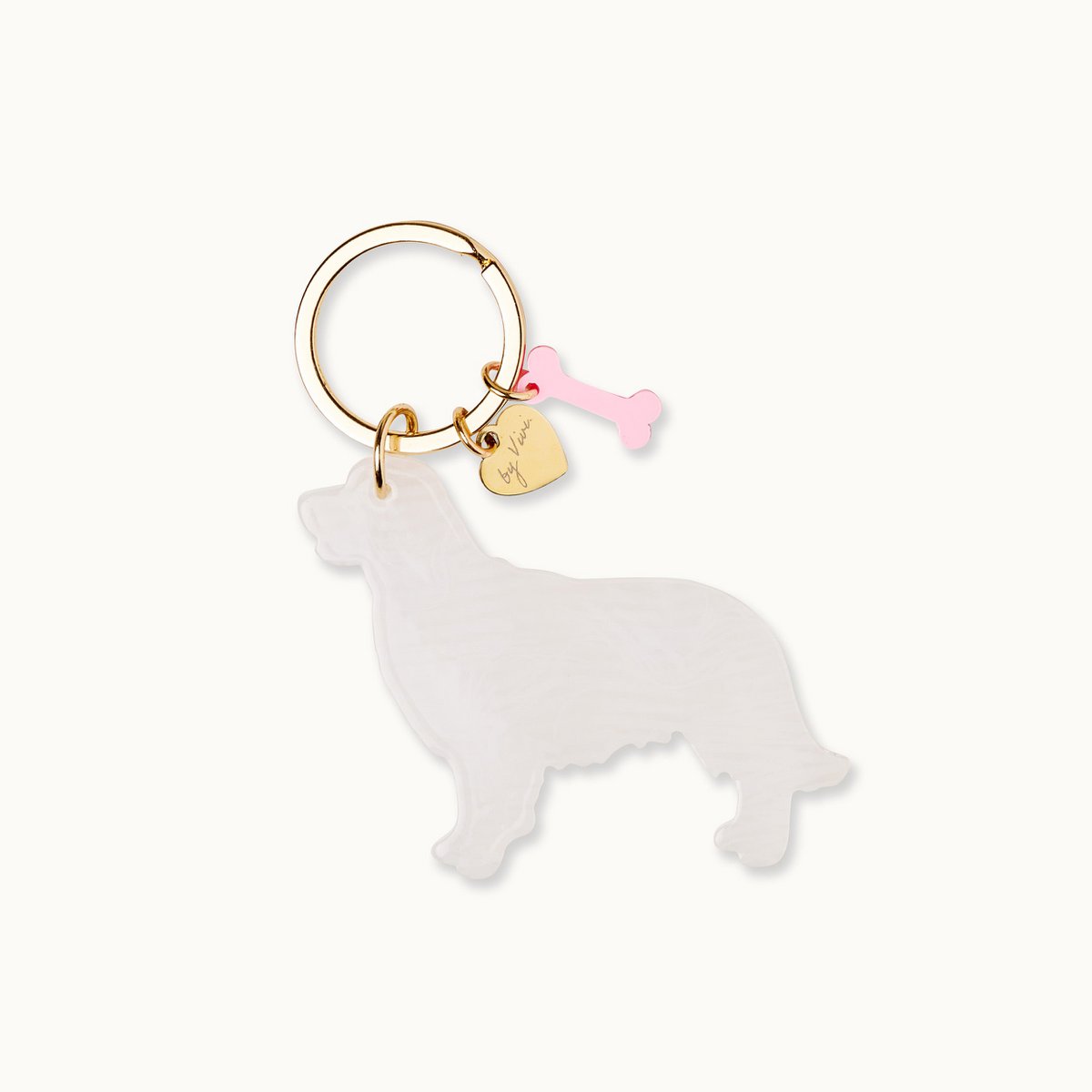 Keychain Golden Retriever Goldie