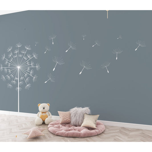 Behang kinderkamer Dandelion Denim Drift