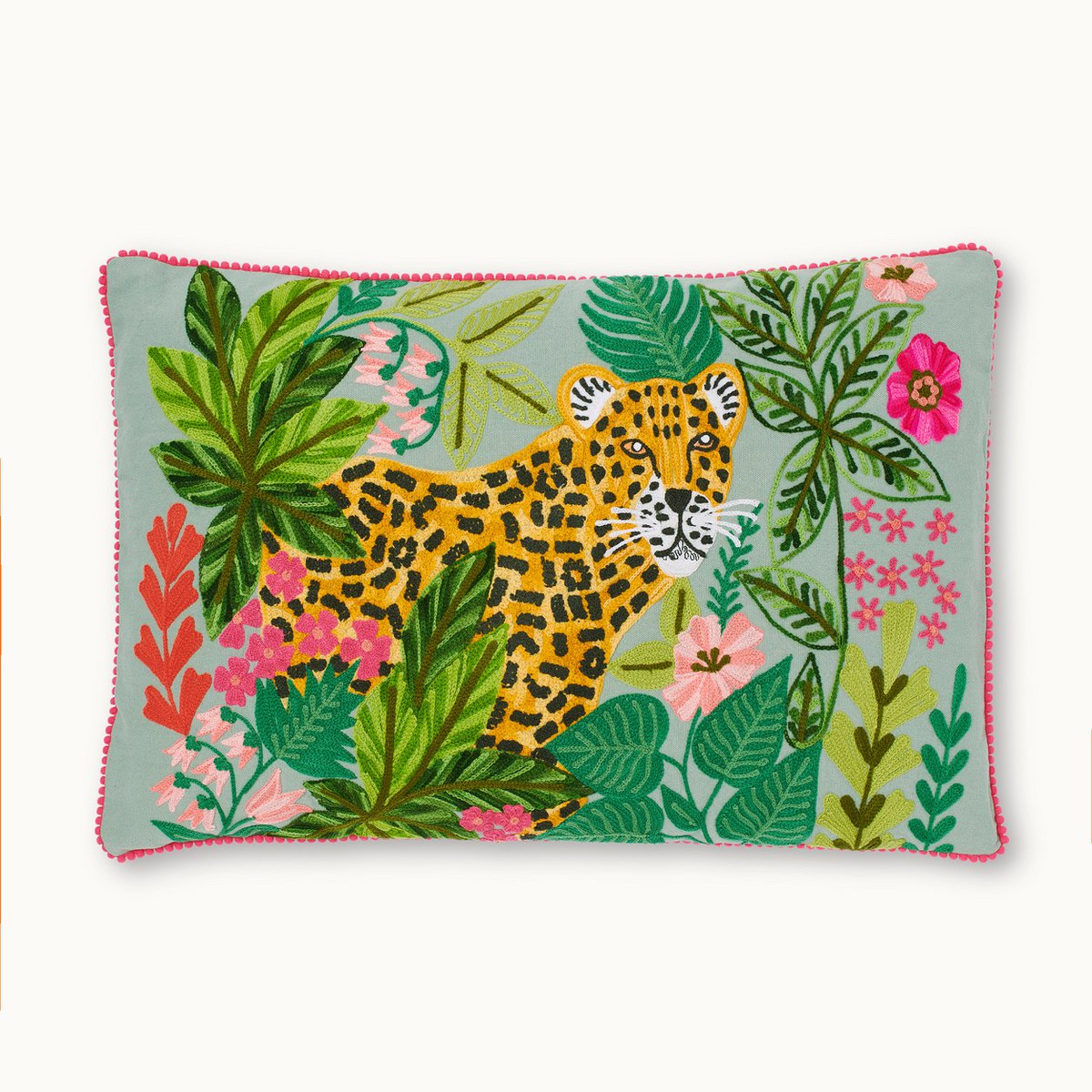 Leopard cushion cover