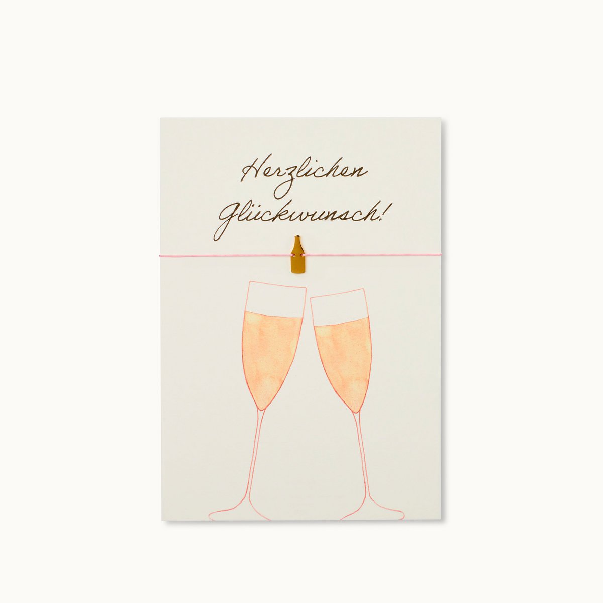 Bracelet card: Congratulations