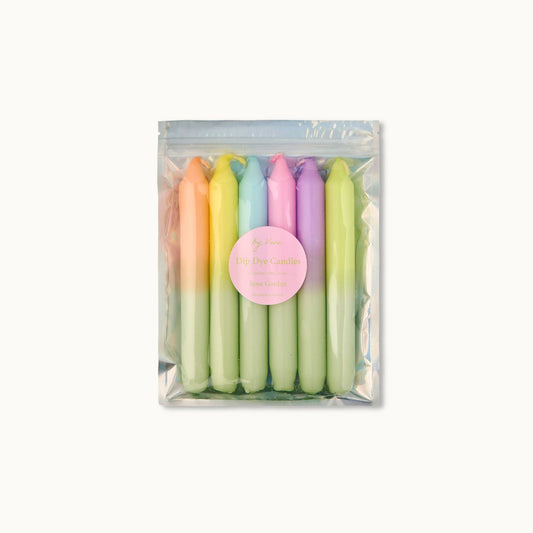 Dip Dye Candle Set: Rose Garden