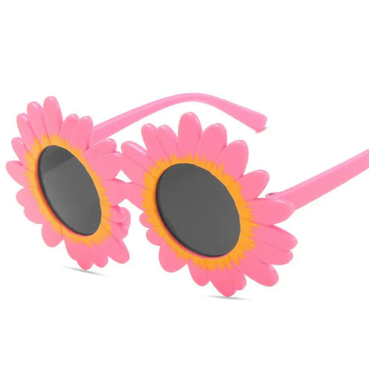 Zonnebril - Bloem roze