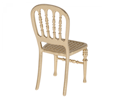 Maileg - Chair, Mouse - Gold