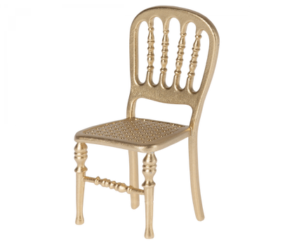 Maileg - Chair, Mouse - Gold