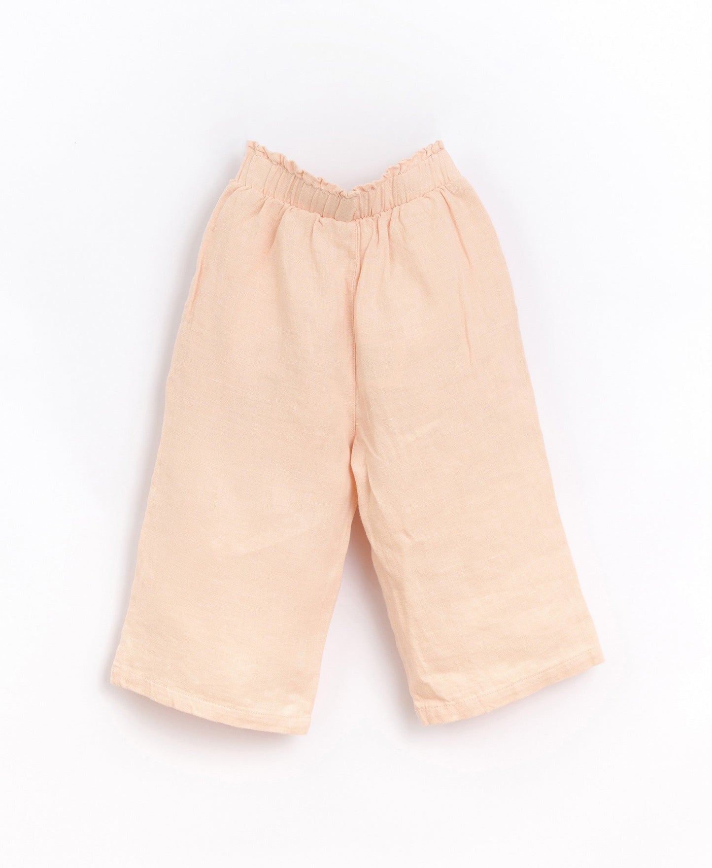 Play Up - Linen pants with decorative drawstring | Basketry