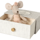 Maileg - Dance mouse in daybed, Little sister