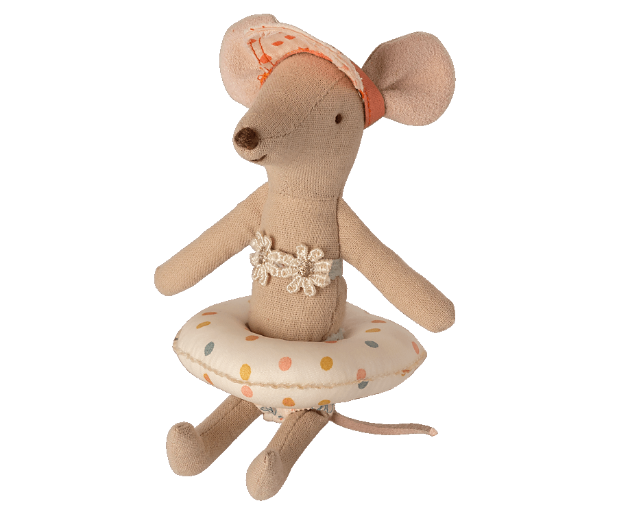 Maileg - Float, Small mouse - Multi dot