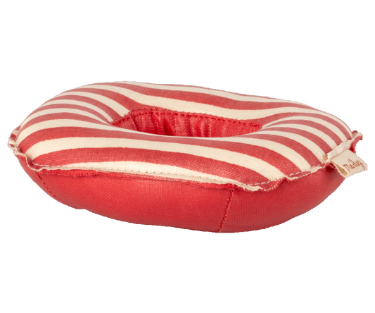 Maileg - Rubber boat, Small mouse - Red stripe